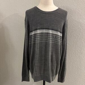 NWT Van Heusen Wool Blend Men's Gray Sweater Size XXL
